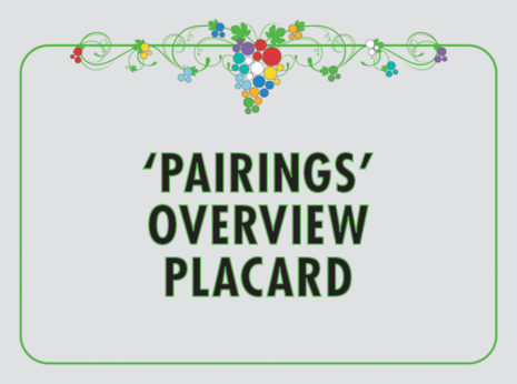 Pairings Placard