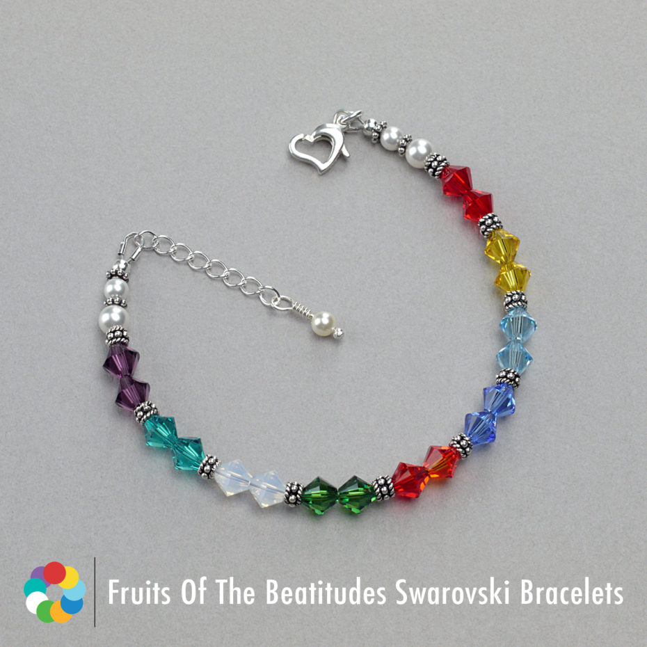 Fruits Of The Beatitudes-Swarovski Bracelet-Featured Style (SC-3)