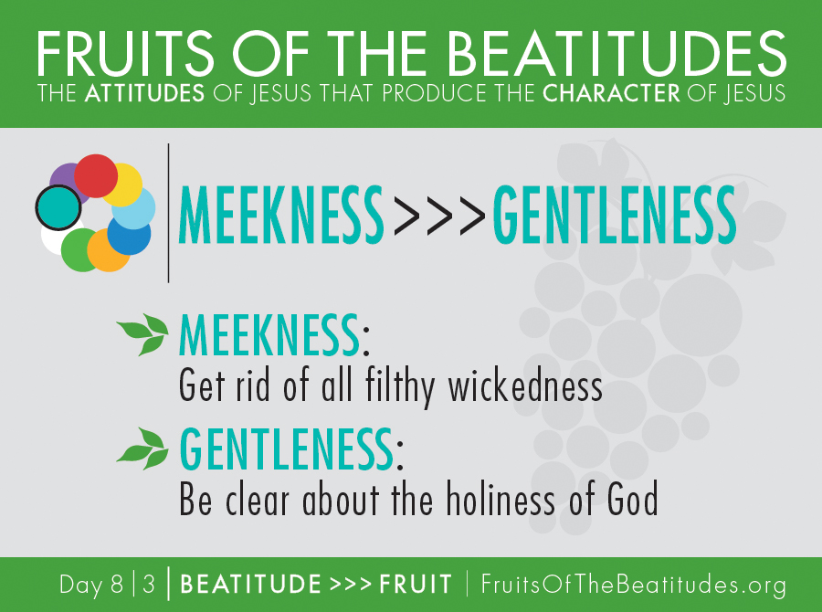 FRUITS OF THE BEATITUDES | MEEKNESS >>> GENTLENESS (8-3)